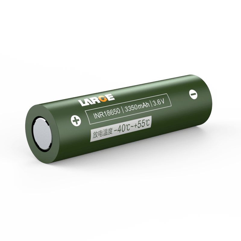 低溫高能量密度18650 3.6V 3350mAh，比能量240Wh/kg